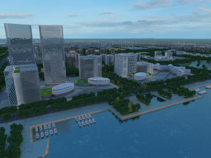 city building 3D मॉडल