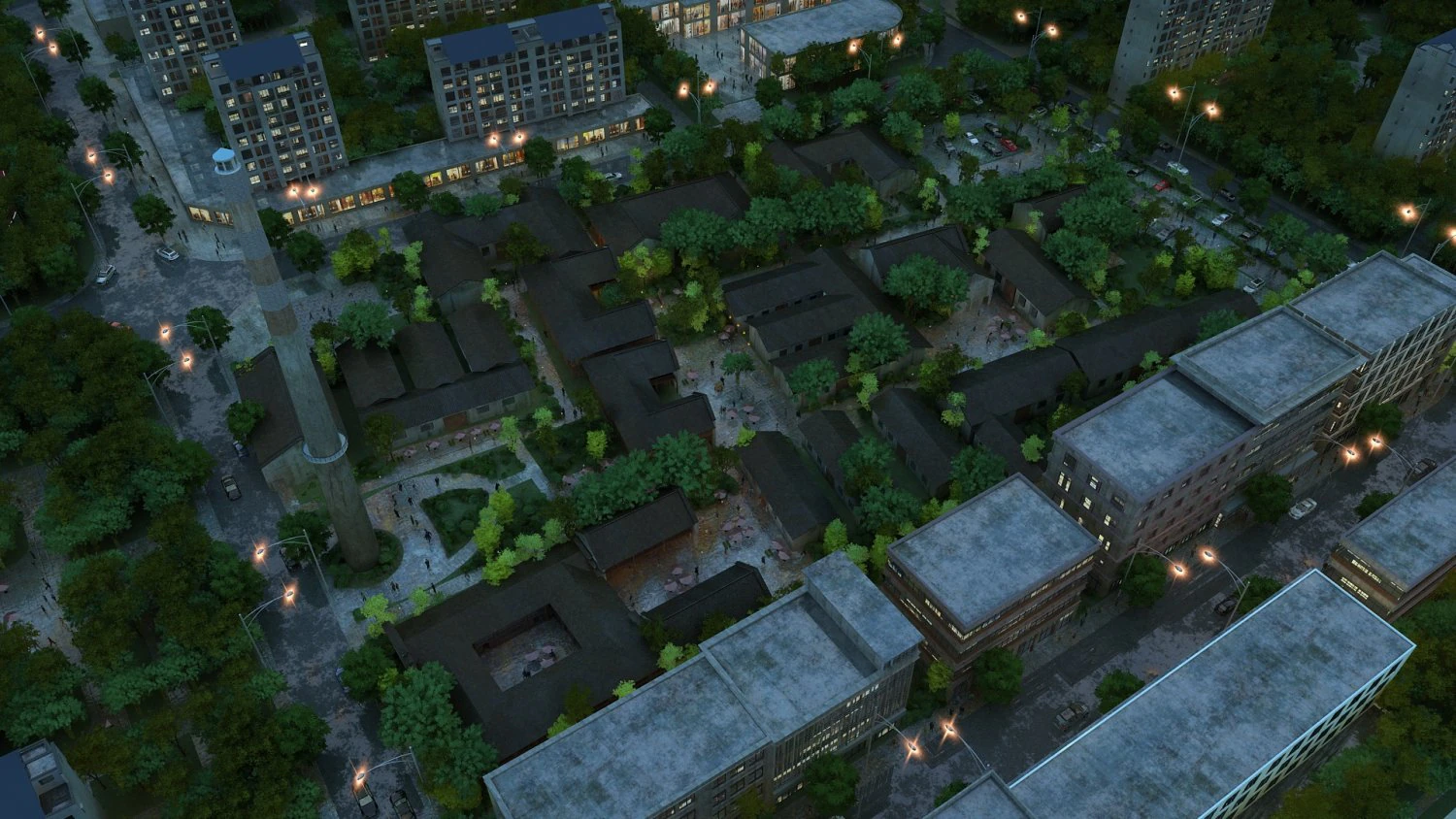 city building 3D Model .c4d .max .obj .3ds .fbx .stl .blend