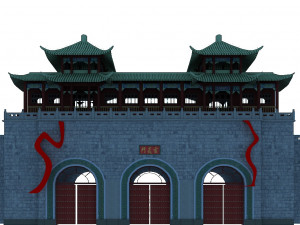 xuanwu gate Modelo 3D