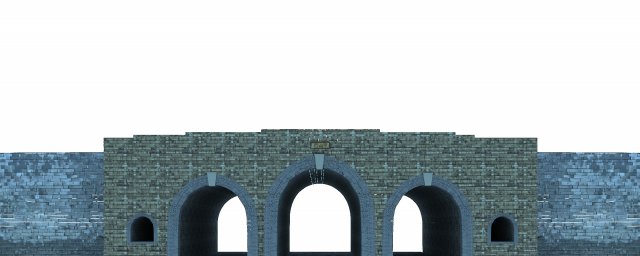 zhongshan gate 3D मॉडल .c4d .max .obj .3ds .fbx .stl .blend