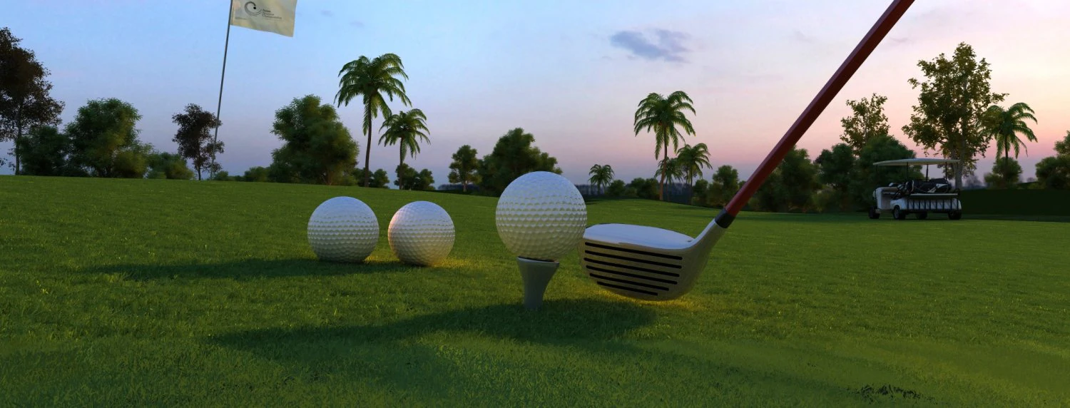 golf 3D Model .c4d .max .obj .3ds .fbx .stl .blend 