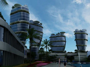 отель 3D Модель