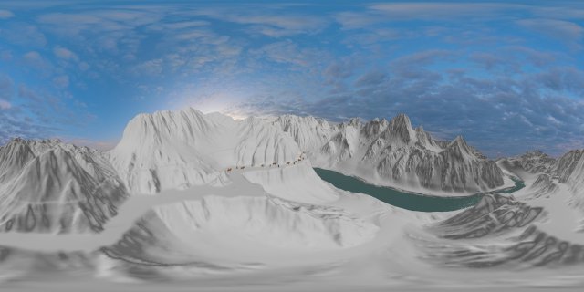 mountain Model 3D .c4d .max .obj .3ds .fbx .stl .blend 