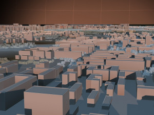 city building 3D 模型