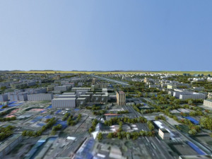 city building 3D 模型