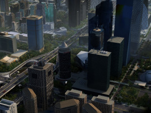 city building Model 3D