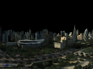 city building 3D 模型