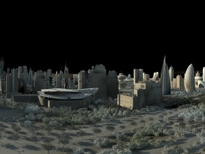 city building 3D 模型