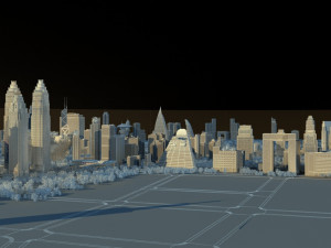 city building Modello 3D