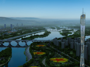 xinjiang Modèle 3D