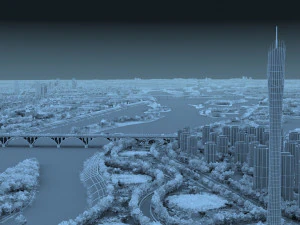 xinjiang 3D Model