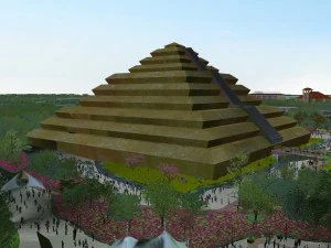 風景庭園 3Dモデル