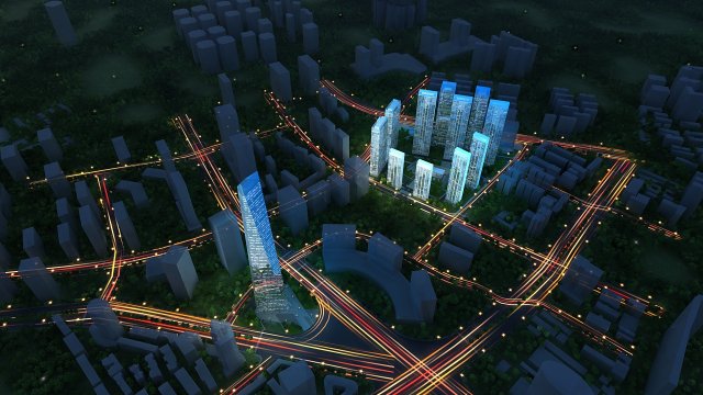 city building Modello 3D .c4d .max .obj .3ds .fbx .stl .blend