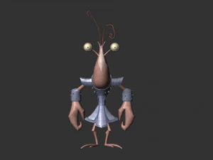 卡通虾兵 3D 模型