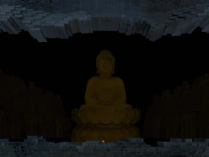 posąg Buddy Model 3D