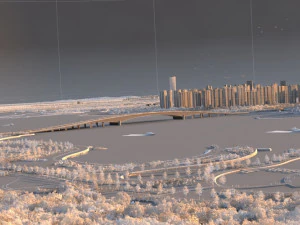 lakeside 3D Model