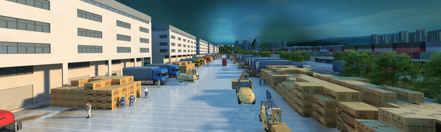 warehouse 3D Model .c4d .max .obj .3ds .fbx .stl .blend 