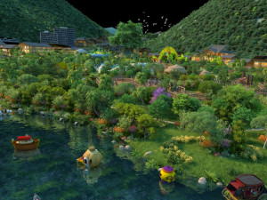 amusement park 3Dモデル