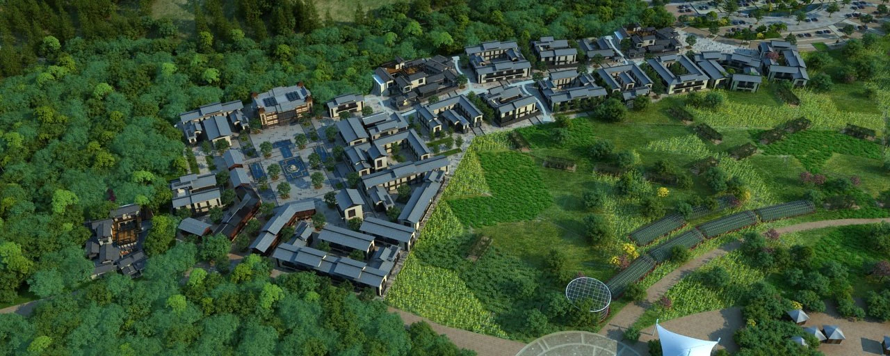 small town 3D Model .c4d .max .obj .3ds .fbx .stl .blend