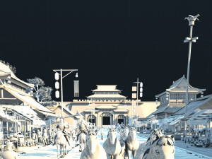 ancient city 3D मॉडल