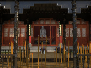 temple 3D-Modell