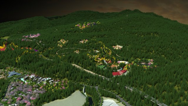 resort Modelo 3D .c4d .max .obj .3ds .fbx .stl .blend 