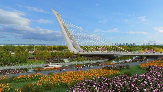 bridge 3D 模型 .c4d .max .obj .3ds .fbx .stl .blend