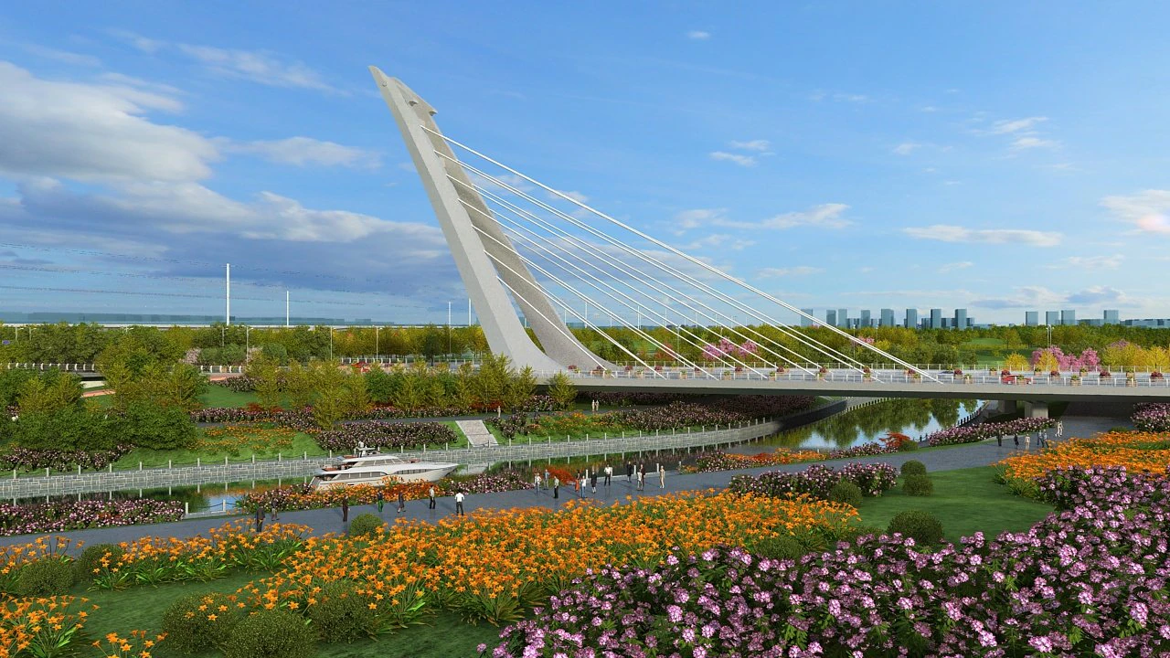 bridge 3D Model .c4d .max .obj .3ds .fbx .stl .blend 