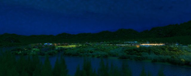 resort Modelo 3D .c4d .max .obj .3ds .fbx .stl .blend 