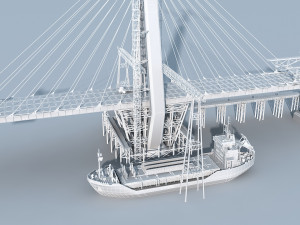build a bridge 3D Model