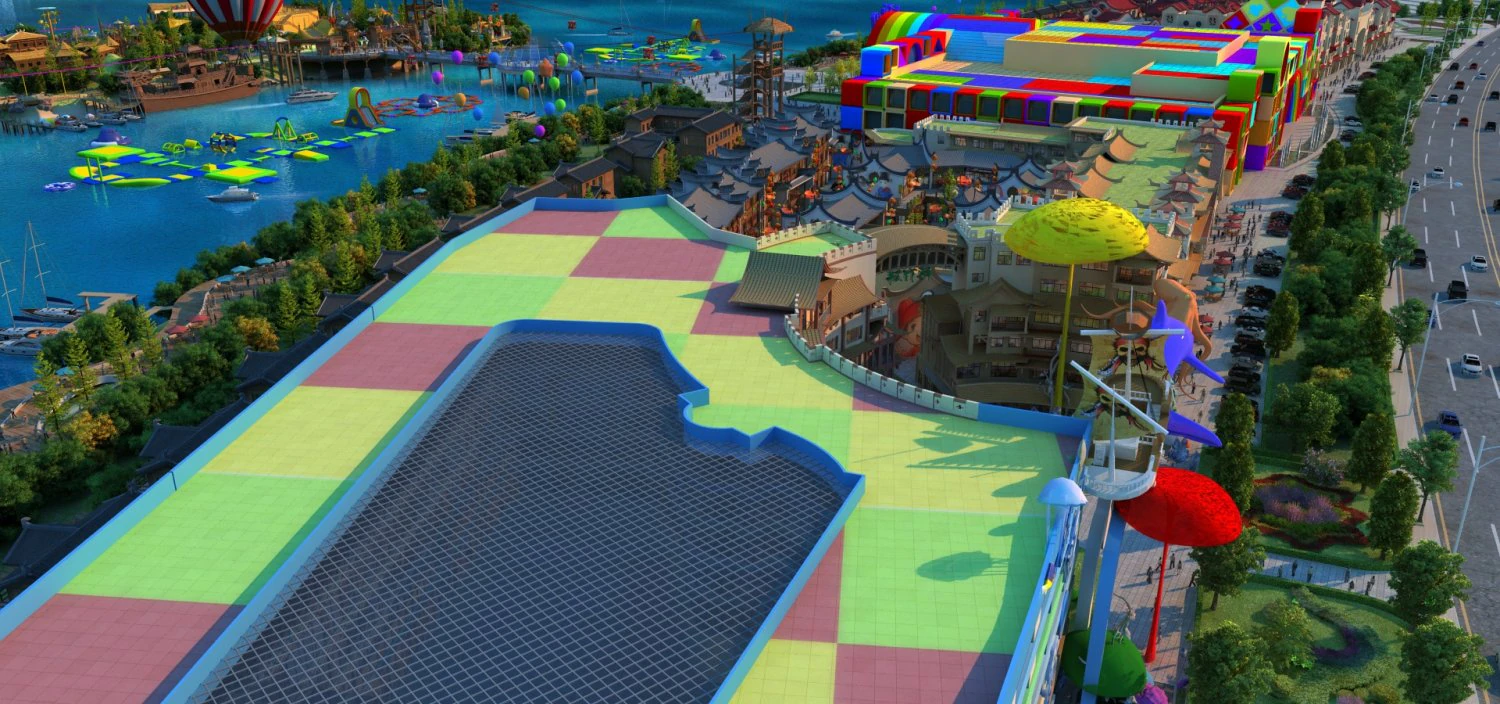 amusement park 3D Model .c4d .max .obj .3ds .fbx .stl .blend 