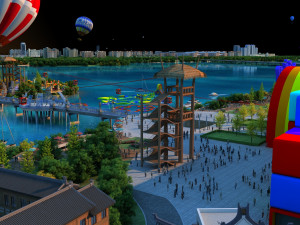 amusement park 3D Model