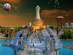 amusement park 3D Model