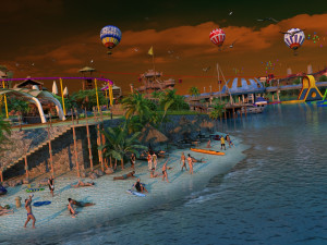 amusement park 3D Model