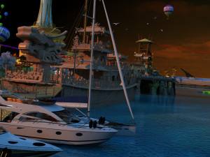 amusement park Modelo 3D