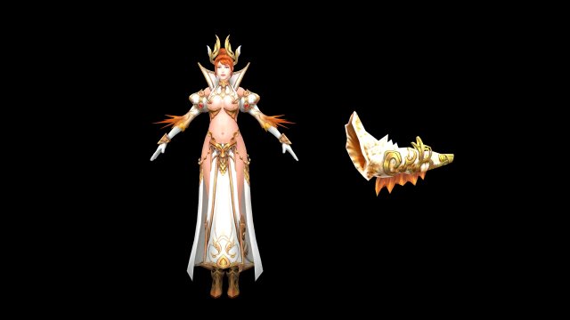 princess 3D 모델 .c4d .max .obj .3ds .fbx .stl .blend 