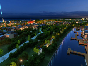 city night view 3D Model