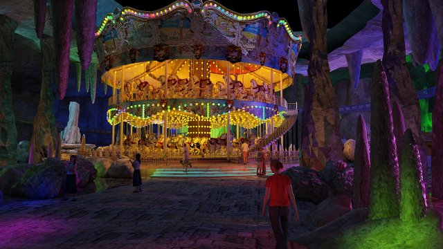 carousel 3D Model .c4d .max .obj .3ds .fbx .stl .blend 