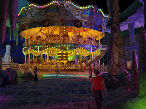 회전목마 3D 모델