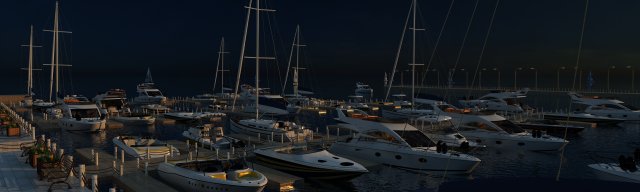 dock Modelo 3D .c4d .max .obj .3ds .fbx .stl .blend 