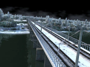 winter city 3D Model