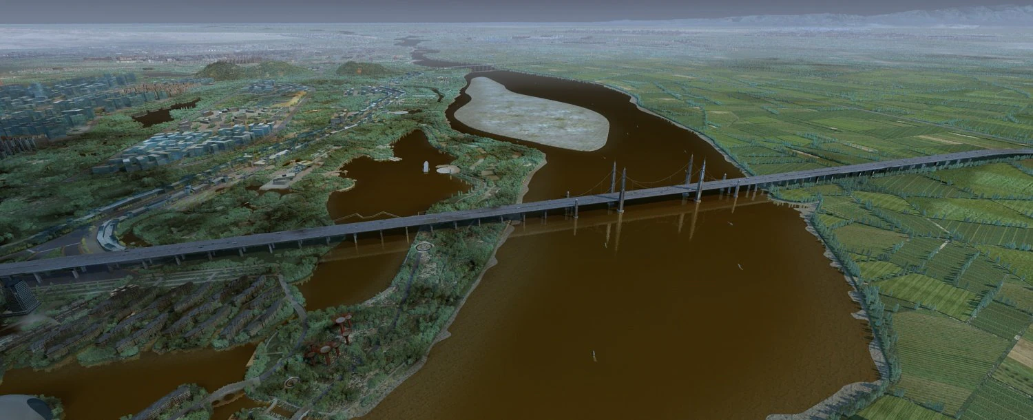 yellow river 3D Model .c4d .max .obj .3ds .fbx .stl .blend 