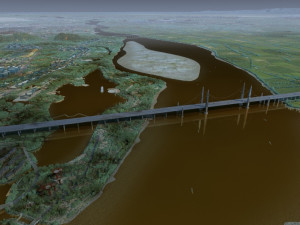 yellow river 3D Model