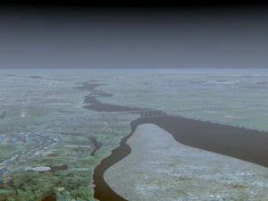 yellow river 3D Model