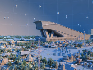 amusement park 3D Модель