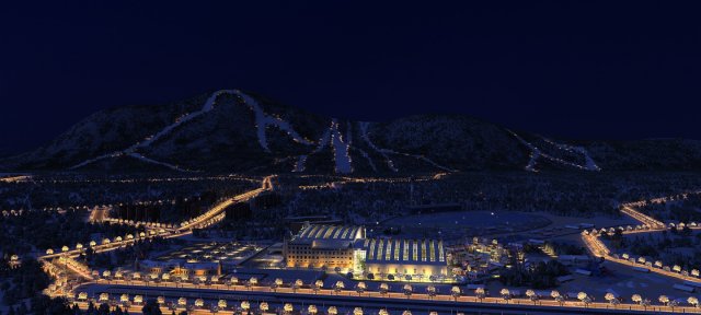 city night view 3D 모델 .c4d .max .obj .3ds .fbx .stl .blend 