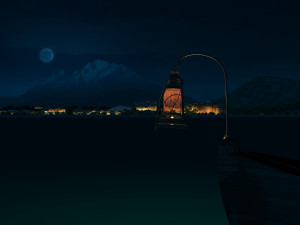mountain village Modelo 3D