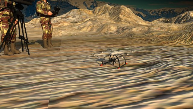 test drone Modelo 3D .c4d .max .obj .3ds .fbx .stl .blend 