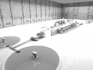 f&aacute;brica Modelo 3D