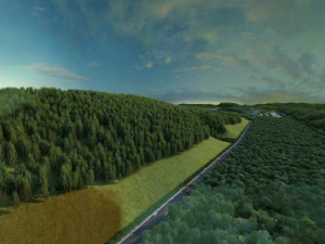 kleine Stadt 3D Modell